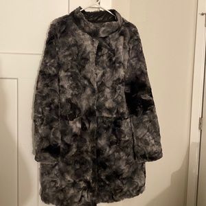 Reversible Faux Fur Jacket